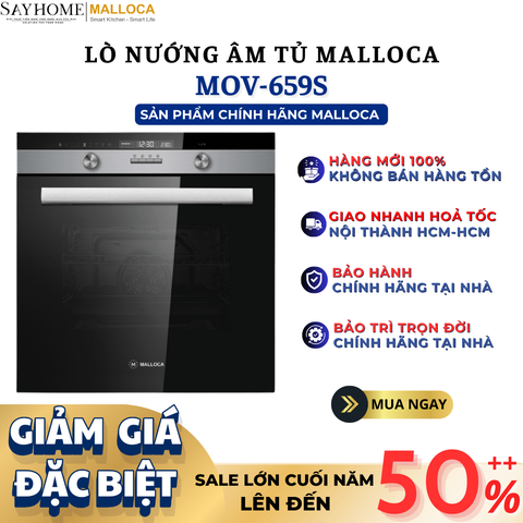 Lò nướng MALLOCA MOV-659S âm tủ 70 Lít - Hàng chính hãng