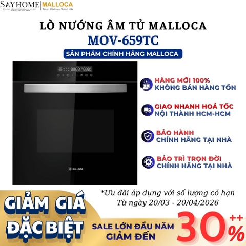 Lò nướng MALLOCA MOV-659TC âm tủ 70 Lít - Hàng chính hãng