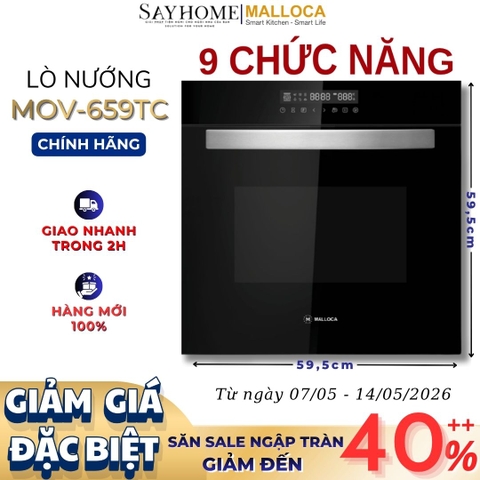 Lò nướng MALLOCA MOV-659TC âm tủ 70 Lít - Hàng chính hãng
