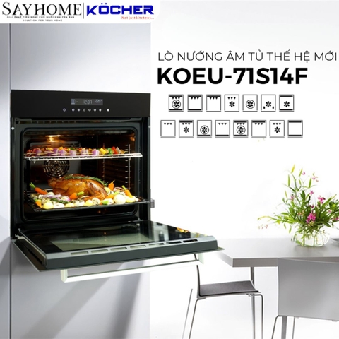 Lò nướng KOCHER KOEU-71S14F - Hàng chính hãng