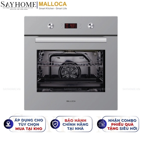 Lò nướng MALLOCA MOV-659 PGR âm tủ dung tích 65 Lít - Hàng chính hãng