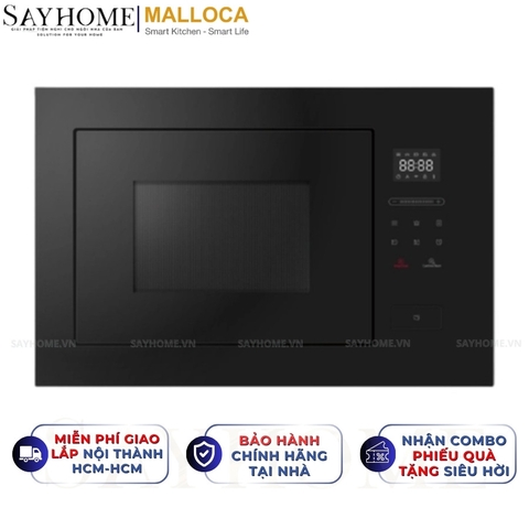Lò vi sóng kết hợp nướng MALLOCA MW-925BF âm tủ 25 Lít - Hàng chính hãng