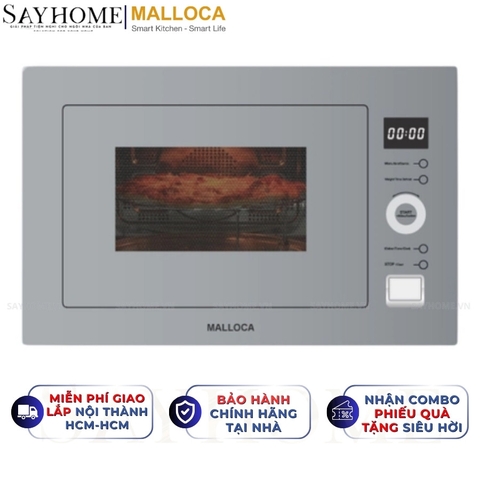 Lò vi sóng MALLOCA MW-927BG âm tủ 27 Lít - Hàng chính hãng