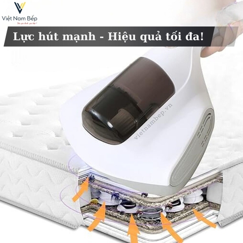 Máy hút bụi giường nệm diệt khuẩn Kieler VNB.C02 - Diệt khuẩn bằng tia UV - Hàng chính hãng
