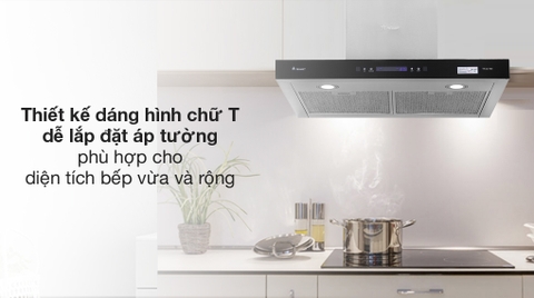 Máy hút mùi chữ T RANGE HOOD PRAMIE TT32-700 - Hàng chính hãng