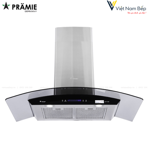 Máy hút mùi kính cong RANGE HOOD PRAMIE AC17-900 - Hàng chính hãng