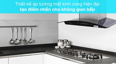 Máy hút mùi kính cong RANGE HOOD PRAMIE AC17-700