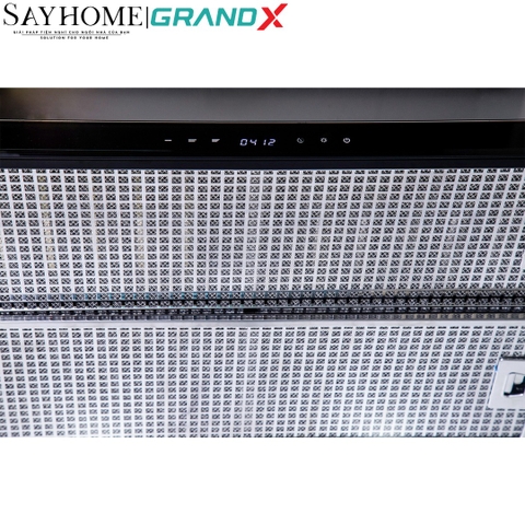 Máy hút mùi GrandX GX H60F58B/ GX H70F58B/ GX H90F58B âm tủ, ray kéo - Hàng chính hãng