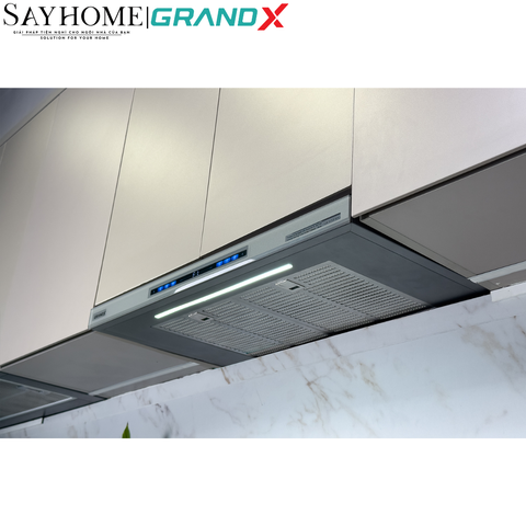 Máy hút mùi GrandX GX H70F85B/ GX H70F85G/ GX H80F85B âm tủ, ray kéo - Hàng chính hãng