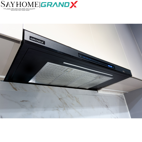 Máy hút mùi GrandX GX H70F85B/ GX H70F85G/ GX H80F85B âm tủ, ray kéo - Hàng chính hãng