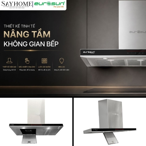 Máy hút mùi chữ T EUROSUN EH-70AF79E/90AF79E - Hàng chính hãng