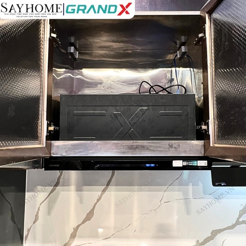 Máy hút mùi GrandX GX H70F75B/ GX H70F75G âm tủ ray kéo tại Thành phố Hồ Chí Minh