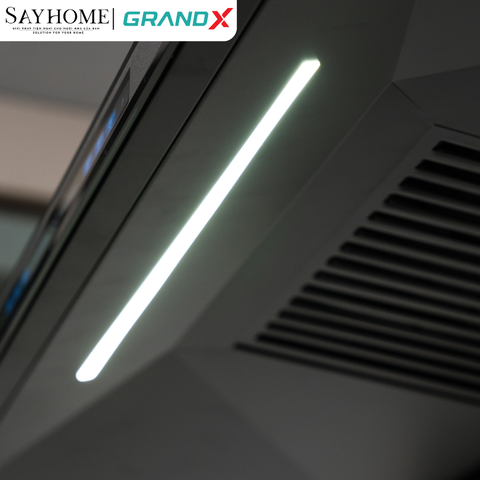 Máy hút mùi GrandX GX H70T81Luxury / GX H90T81Luxury kính toa, áp tường, màu đen titan tại thành phố Hồ Chí Minh