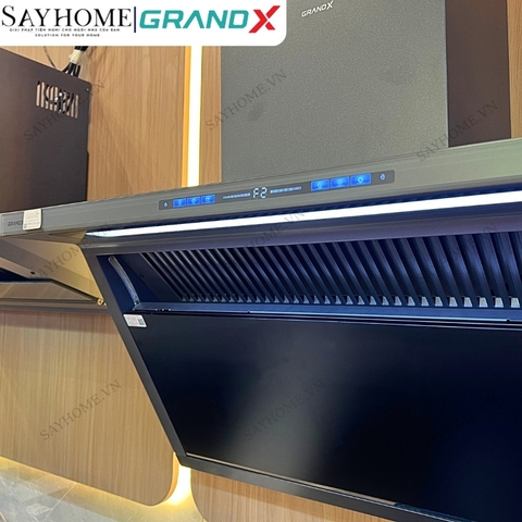 Máy hút mùi GrandX GX H70T88G/ GX H90T88G kính vát, áp tường tại Thành phố Hồ Chí Minh