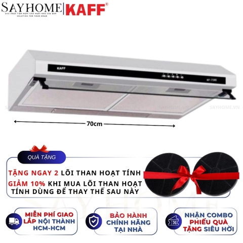Máy hút mùi KAFF KF-638I, KF-738I âm tủ inox - Bảo hành chính hãng 3 năm