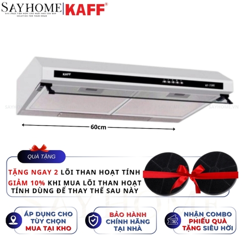 Máy hút mùi KAFF KF-638I, KF-738I âm tủ inox - Bảo hành chính hãng 3 năm