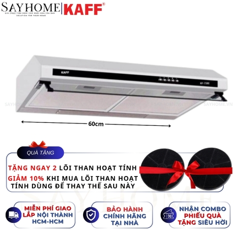 Máy hút mùi KAFF KF-638I, KF-738I âm tủ inox - Bảo hành chính hãng 3 năm