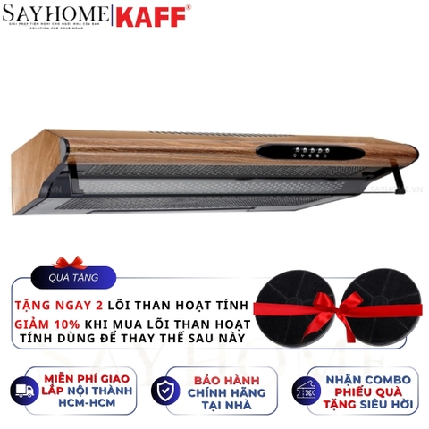 Máy hút mùi KAFF KF-700W âm tủ vân gỗ - Bảo hành chính hãng 3 năm