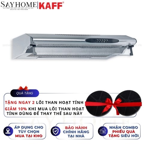 Máy hút mùi KAFF KF-701I âm tủ màu bạc - Bảo hành chính hãng 3 năm