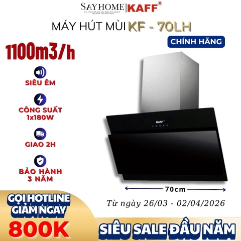Máy hút mùi KAFF KF-70LH dạng TV-cảm ứng - Bảo hành chính hãng 3 năm