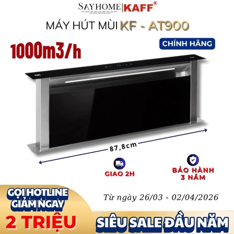 Máy hút mùi KAFF KF-AT900 âm bàn đá - Bảo hành chính hãng 3 năm