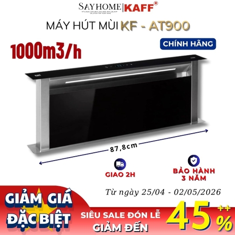 Máy hút mùi KAFF KF-AT900 âm bàn đá - Bảo hành chính hãng 3 năm