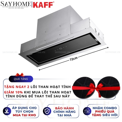 Máy hút mùi KAFF KF-BI70PR / BI80PR/ BI90PR âm toàn phần - Bảo hành chính hãng 3 năm