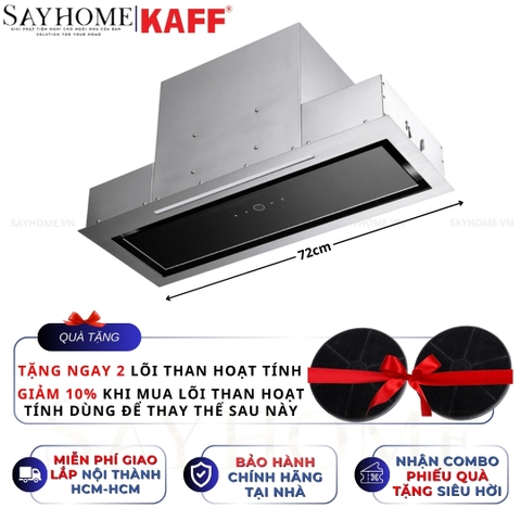 Máy hút mùi KAFF KF-BI70PR / BI80PR/ BI90PR âm toàn phần - Bảo hành chính hãng 3 năm