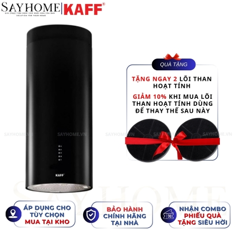 Máy hút mùi KAFF KF-IS380CRB độc lập dạng ống-inox-cảm ứng - Bảo hành chính hãng 3 năm