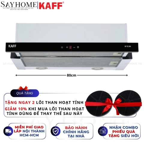 Máy hút mùi KAFF KF-TL600/TL700/TL800/TL900 âm tủ ray kéo cảm ứng - Bảo hành chính hãng 3 năm