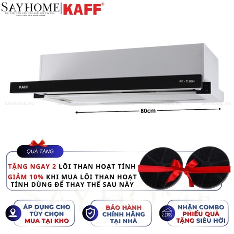 Máy hút mùi KAFF KF-TL60H/TL70H/TL80H/TL90H âm tủ ray kéo - Bảo hành chính hãng 3 năm