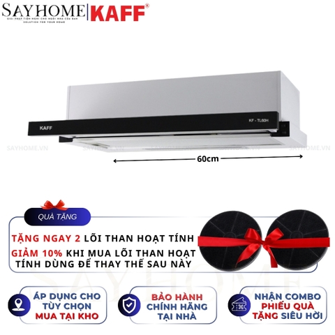 Máy hút mùi KAFF KF-TL60H/TL70H/TL80H/TL90H âm tủ ray kéo - Bảo hành chính hãng 3 năm