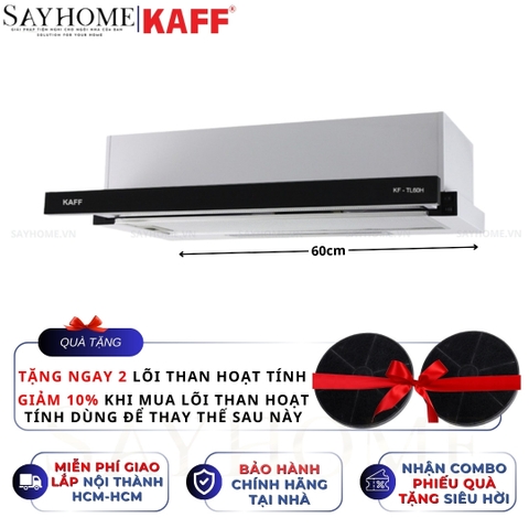 Máy hút mùi KAFF KF-TL60H/TL70H/TL80H/TL90H âm tủ ray kéo - Bảo hành chính hãng 3 năm