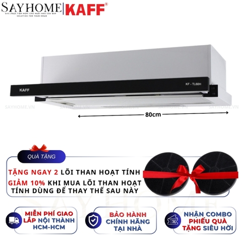 Máy hút mùi KAFF KF-TL60H/TL70H/TL80H/TL90H âm tủ ray kéo - Bảo hành chính hãng 3 năm