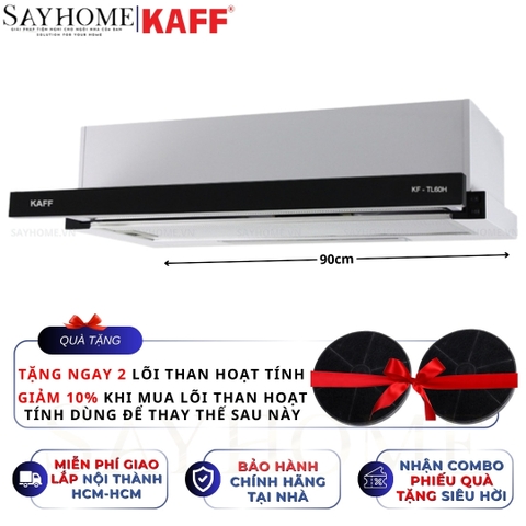 Máy hút mùi KAFF KF-TL60H/TL70H/TL80H/TL90H âm tủ ray kéo - Bảo hành chính hãng 3 năm