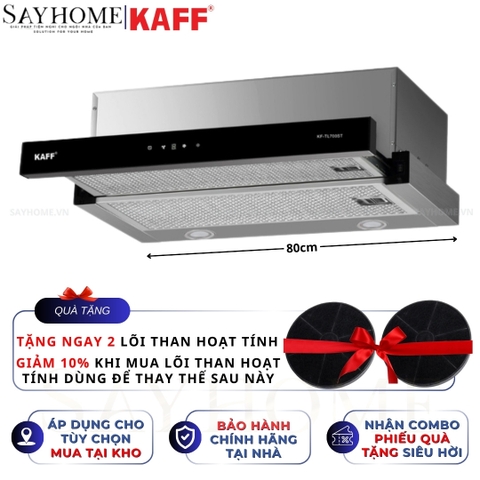 Máy hút mùi KAFF KF-TL700ST/ TL800ST/ TL900ST âm tủ ray kéo cảm ứng - Bảo hành chính hãng 3 năm