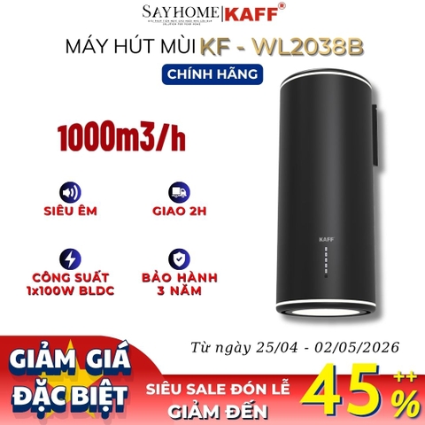 Máy hút mùi KAFF KF-WL2038B - Hàng chính hãng