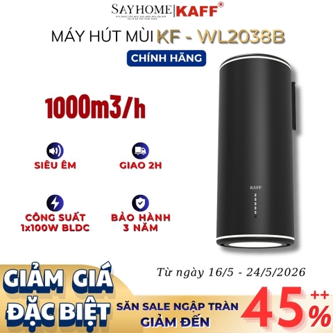 Máy hút mùi KAFF KF-WL2038B - Hàng chính hãng
