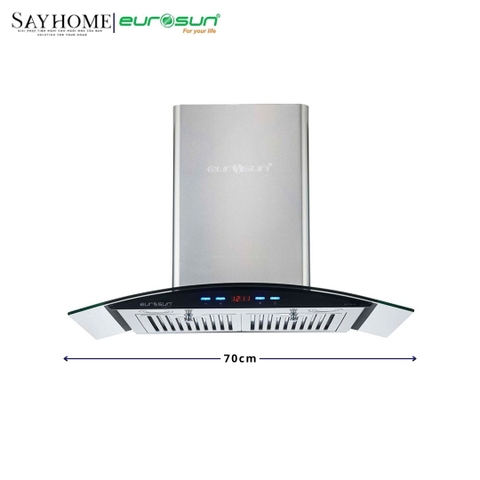 Máy hút mùi kính cong EUROSUN EH-70K11E/EH-90K11E tại thành phố Hồ Chí Minh