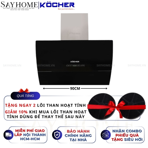 Máy hút mùi Kocher K-2080E dạng TV - Bảo hành 3 năm