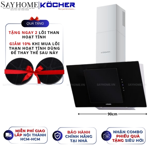 Máy hút mùi Kocher K-2080V dạng TV - Bảo hành 3 năm