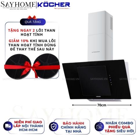 Máy hút mùi Kocher K-2080V dạng TV - Bảo hành 3 năm