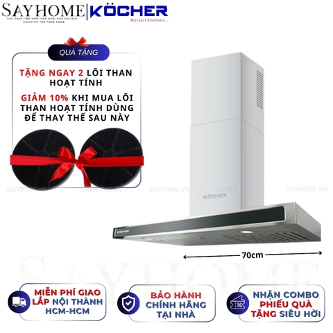 Máy hút mùi KOCHER K-225D cao cấp chữ T  - Bảo hành 3 năm
