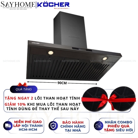 Máy hút mùi Kocher K-225MI kính vác - Bảo hành 3 năm
