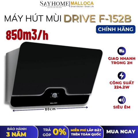 Máy hút mùi MALLOCA DRIVE F-152B dạng TV - Hàng chính hãng