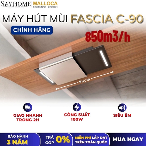 Máy hút mùi Malloca FASCIA C-90 âm trần - Hàng chính hãng