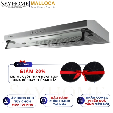 Máy hút mùi MALLOCA H107 âm tủ - Hàng chính hãng