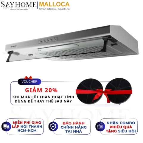 Máy hút mùi MALLOCA H107 âm tủ - Hàng chính hãng