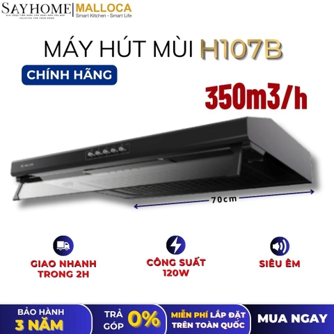 Máy hút mùi MALLOCA H107B âm tủ - Hàng chính hãng
