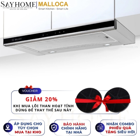 Máy hút mùi MALLOCA K1506 TC âm tủ - Hàng chính hãng